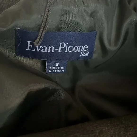 Evan Picone Suit - brwn - Picture 3 of 11